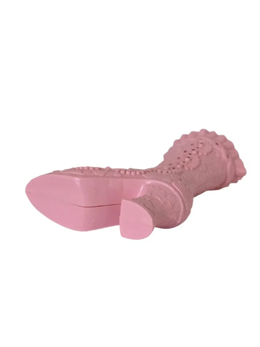 Vtg Avon Victorian Frilly Boot Closet Pomander Pink Tassel Coquette In Box Wax